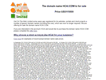 Tablet Screenshot of hcai.com